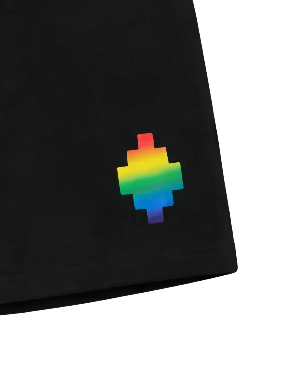COUNTY OF MILAN KIDS Shorts met trekkoord en logo Zwart
