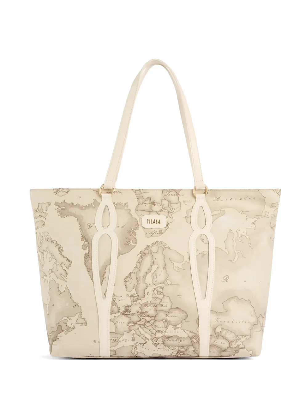 ALVIERO MARTINI 1° CLASSE Soft Petals tote bag - Toni neutri
