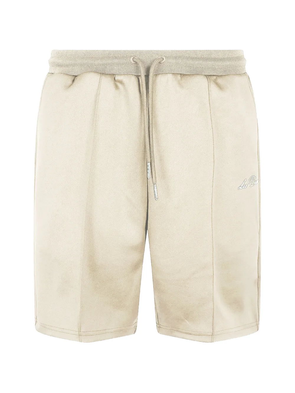 Les Deux logo-embroidered drawstring shorts - Toni neutri