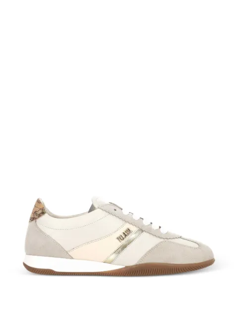 ALVIERO MARTINI 1° CLASSE Geo Map-print panelled sneakers