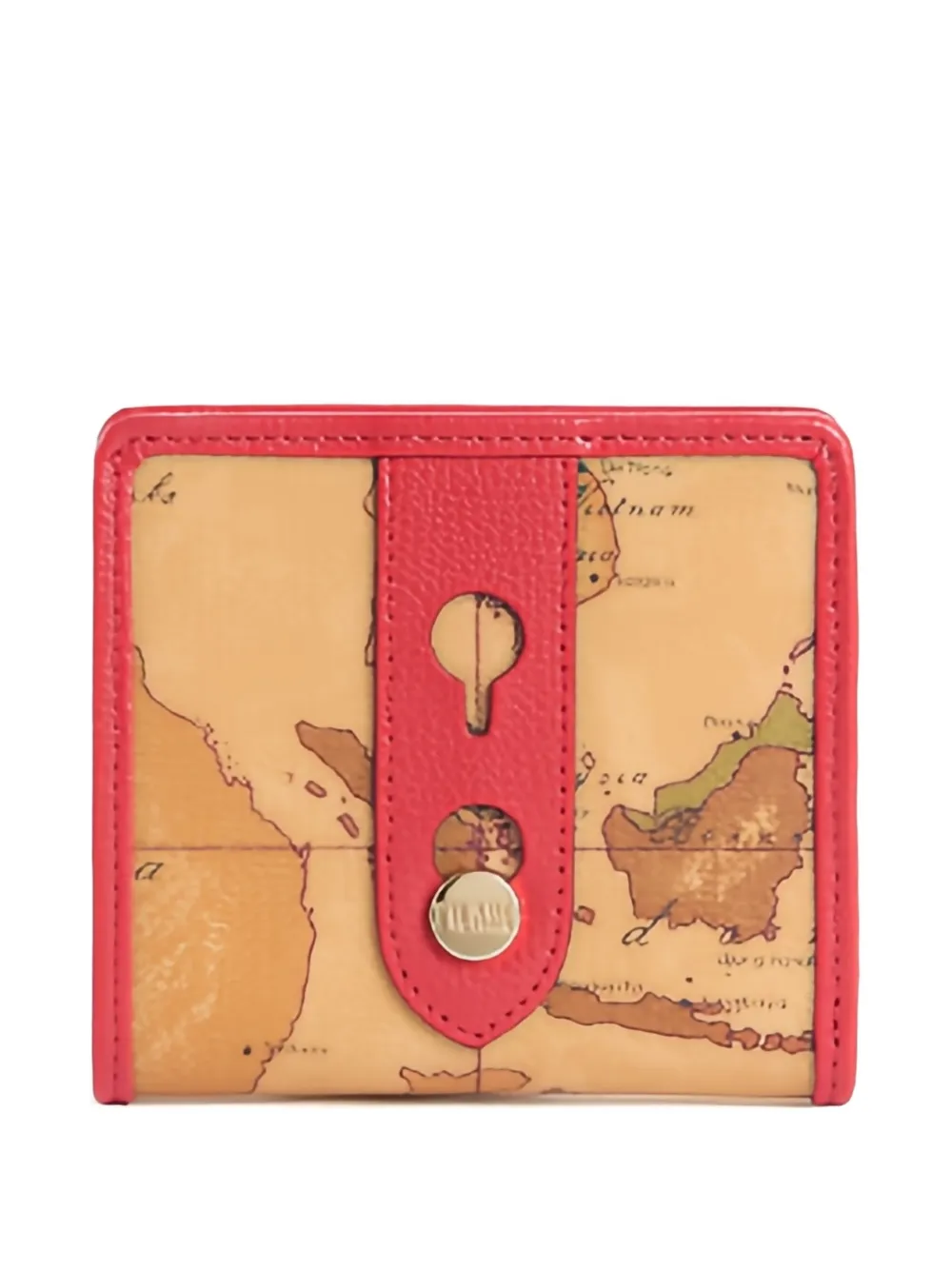 ALVIERO MARTINI 1° CLASSE Geo Classic bi-fold wallet - Toni neutri