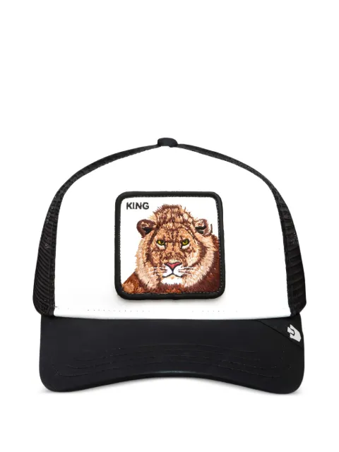 GOORIN BROS lion-patch mesh-panelled cap