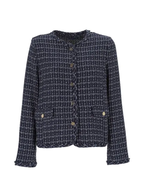 Marella woven-texture jacket