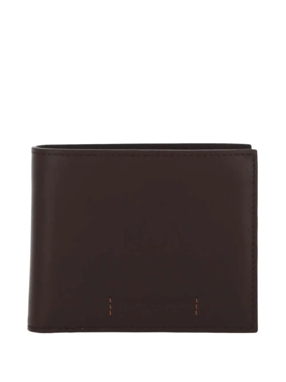 GIANNI CHIARINI logo-stamp bifold wallet - Marrone
