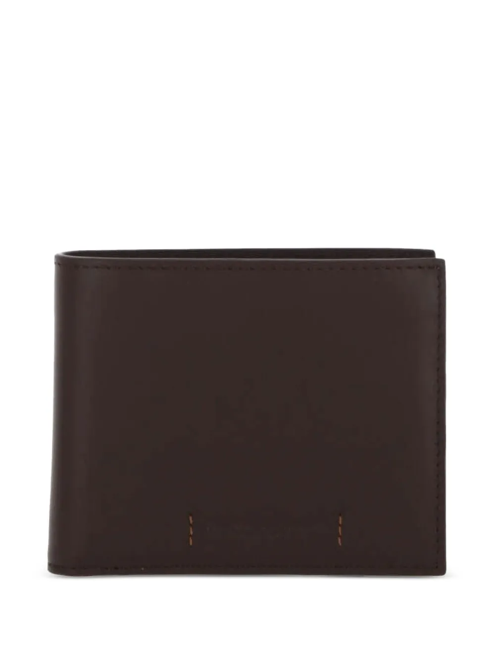 GIANNI CHIARINI logo-stamp bifold wallet - Marrone