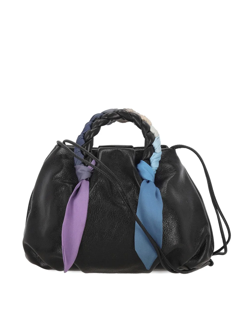 Hereu Bombon Foulard tote bag - Nero