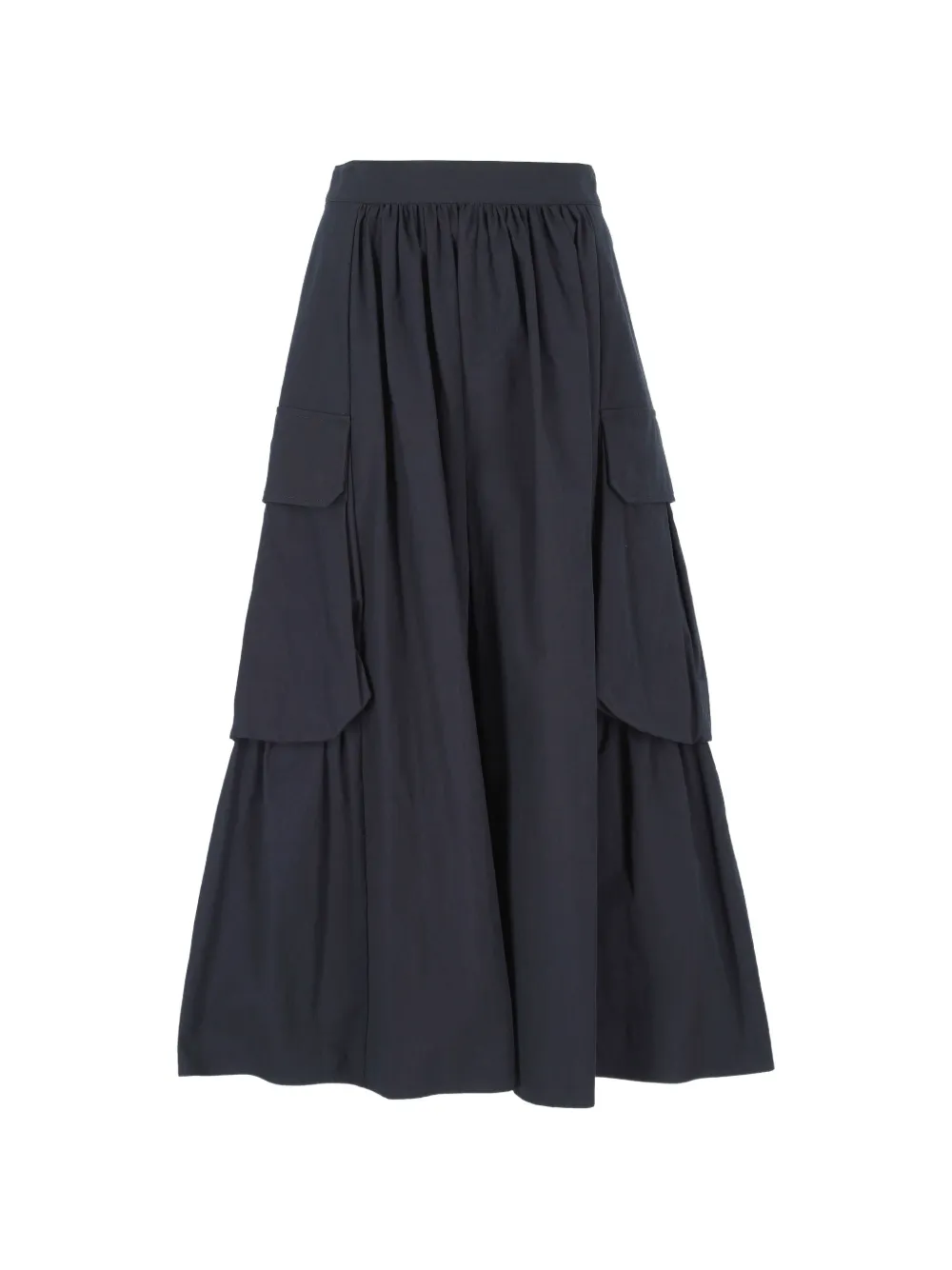 EMMA E GAIA gathered cargo skirt - Blu