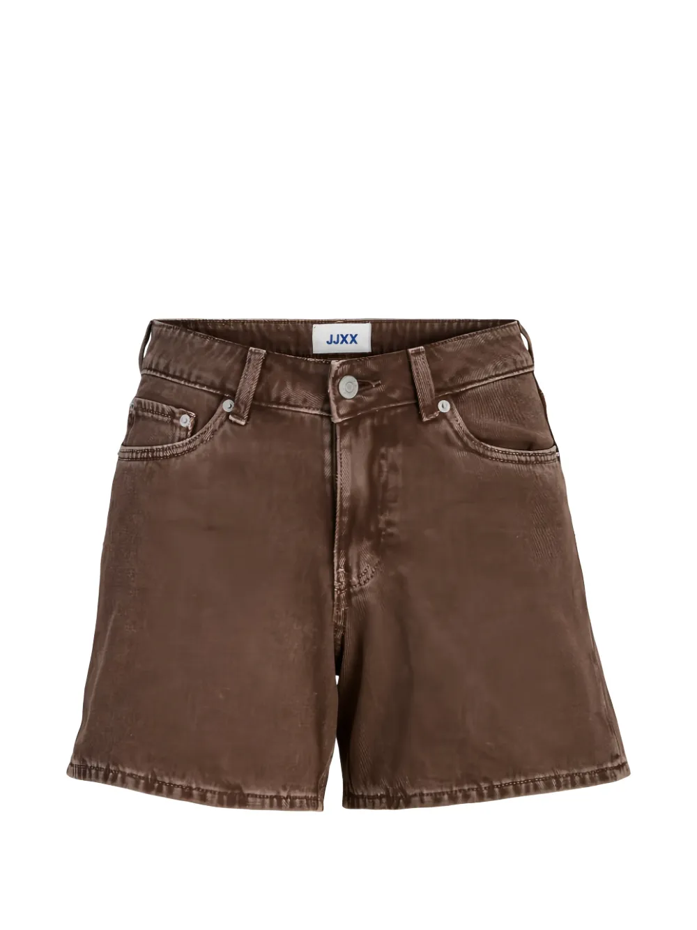 JJXX Shorts denim con applicazione - Marrone