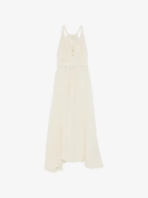120% Lino linen halterneck dress
