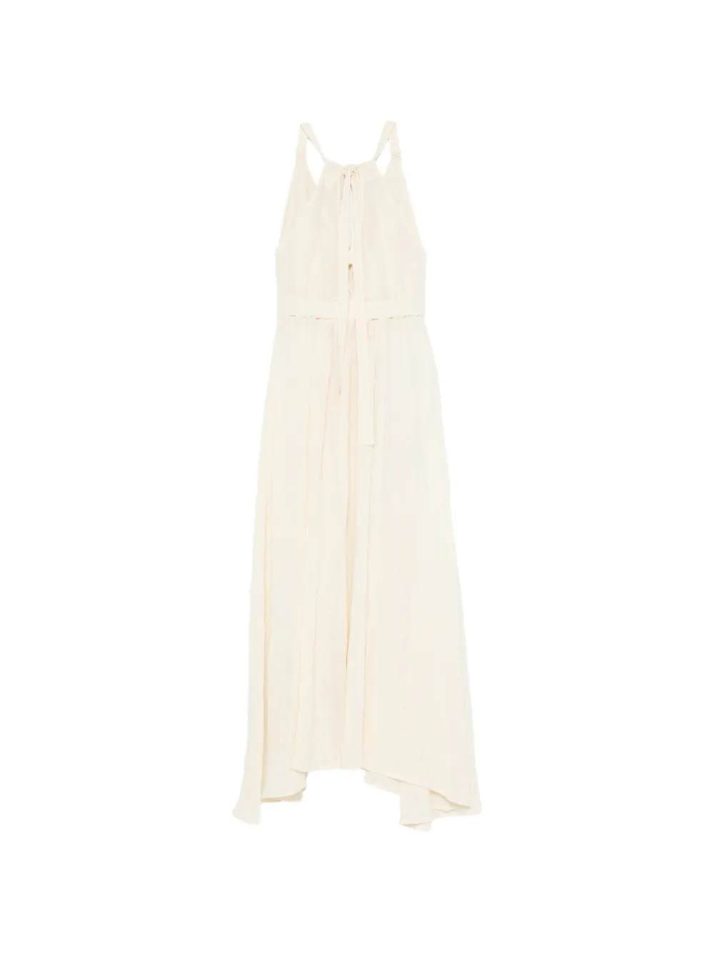 120% Lino Linnen halterjurk Beige