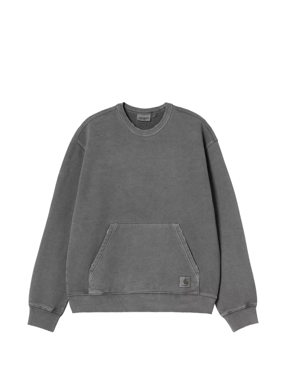 Carhartt WIP Torion logo-patch pouch-pocket sweatshirt - Grigio