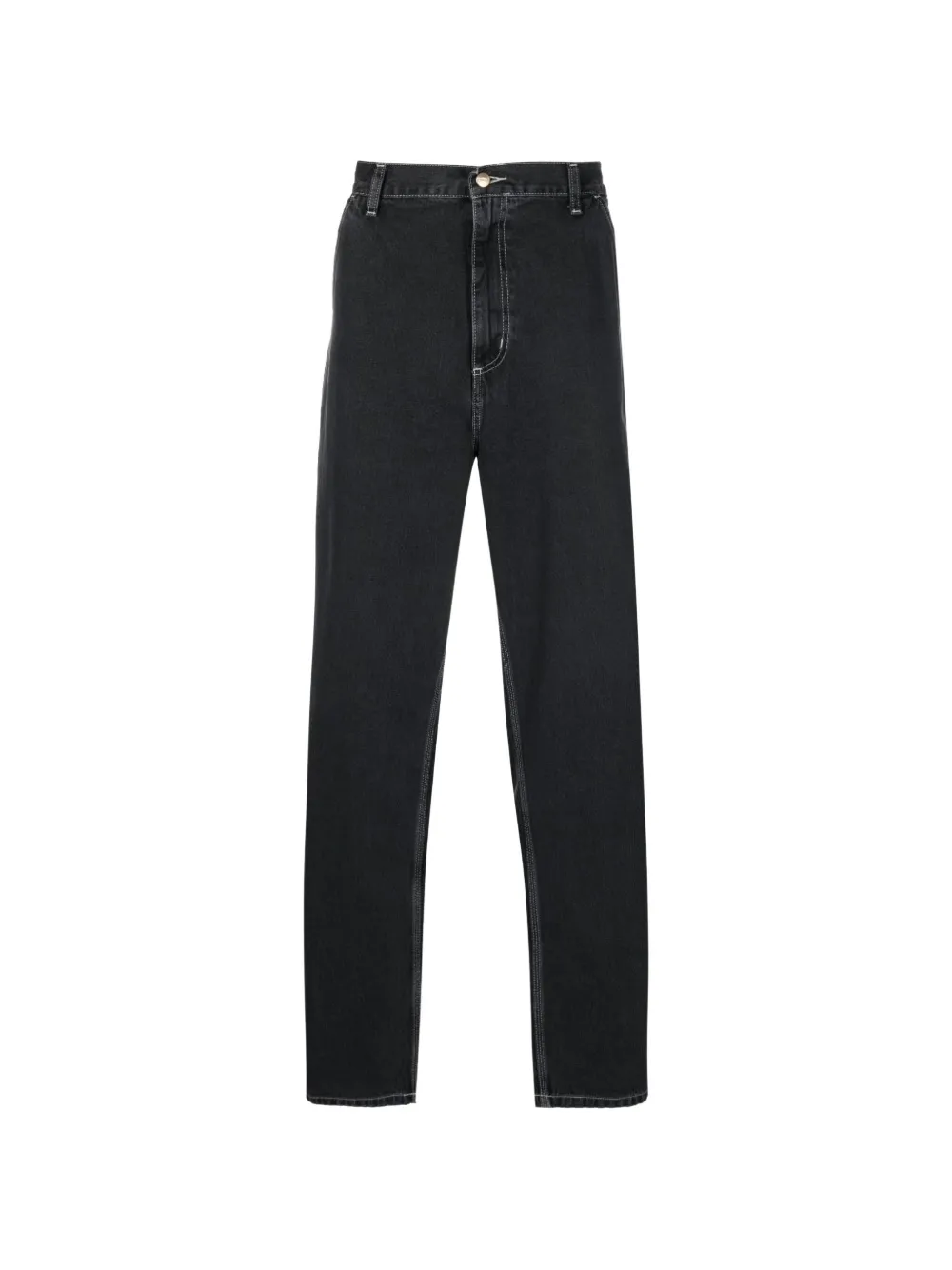 Carhartt WIP Simple triple-needle-stitch straight-leg jeans - Nero