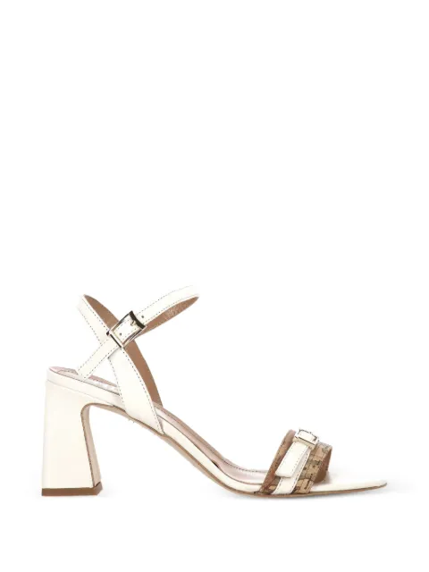 ALVIERO MARTINI 1° CLASSE Geo Map-print buckle-detail sandals