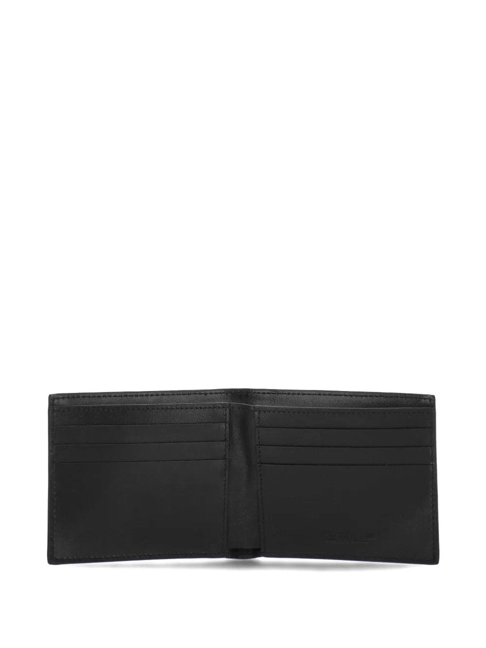 Off-White Leren portemonnee Zwart