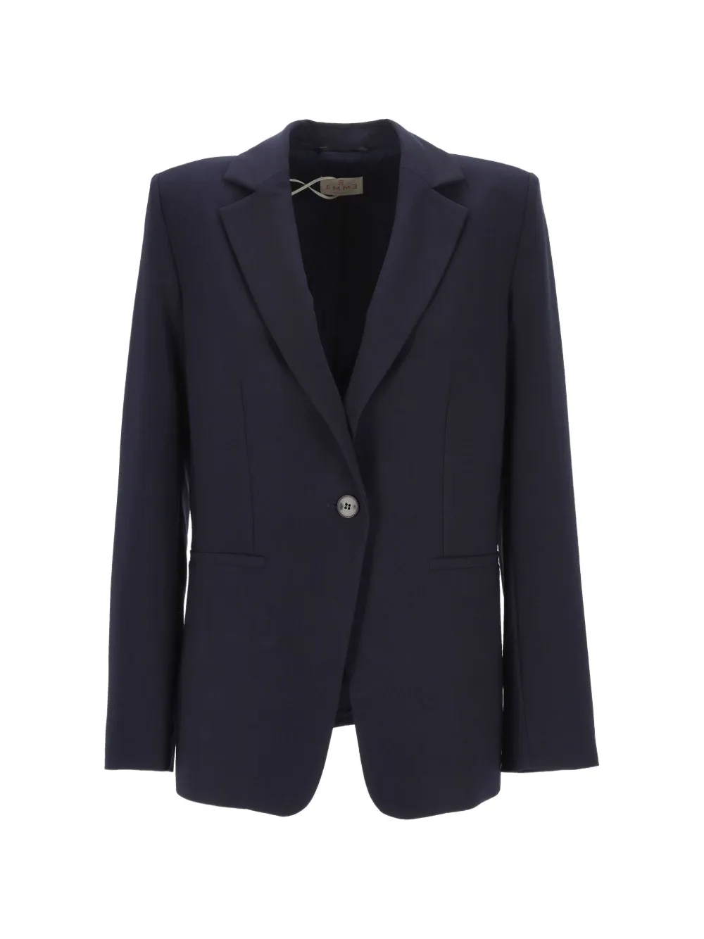 Marella Single-breasted Lapel-neckline Jacket In Blue