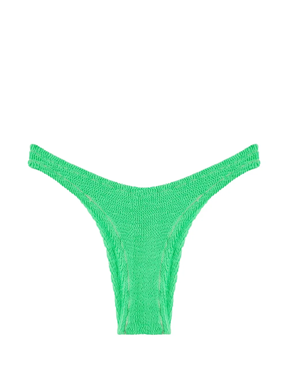 Reina Olga Ginny crinkled bikini bottoms - Verde