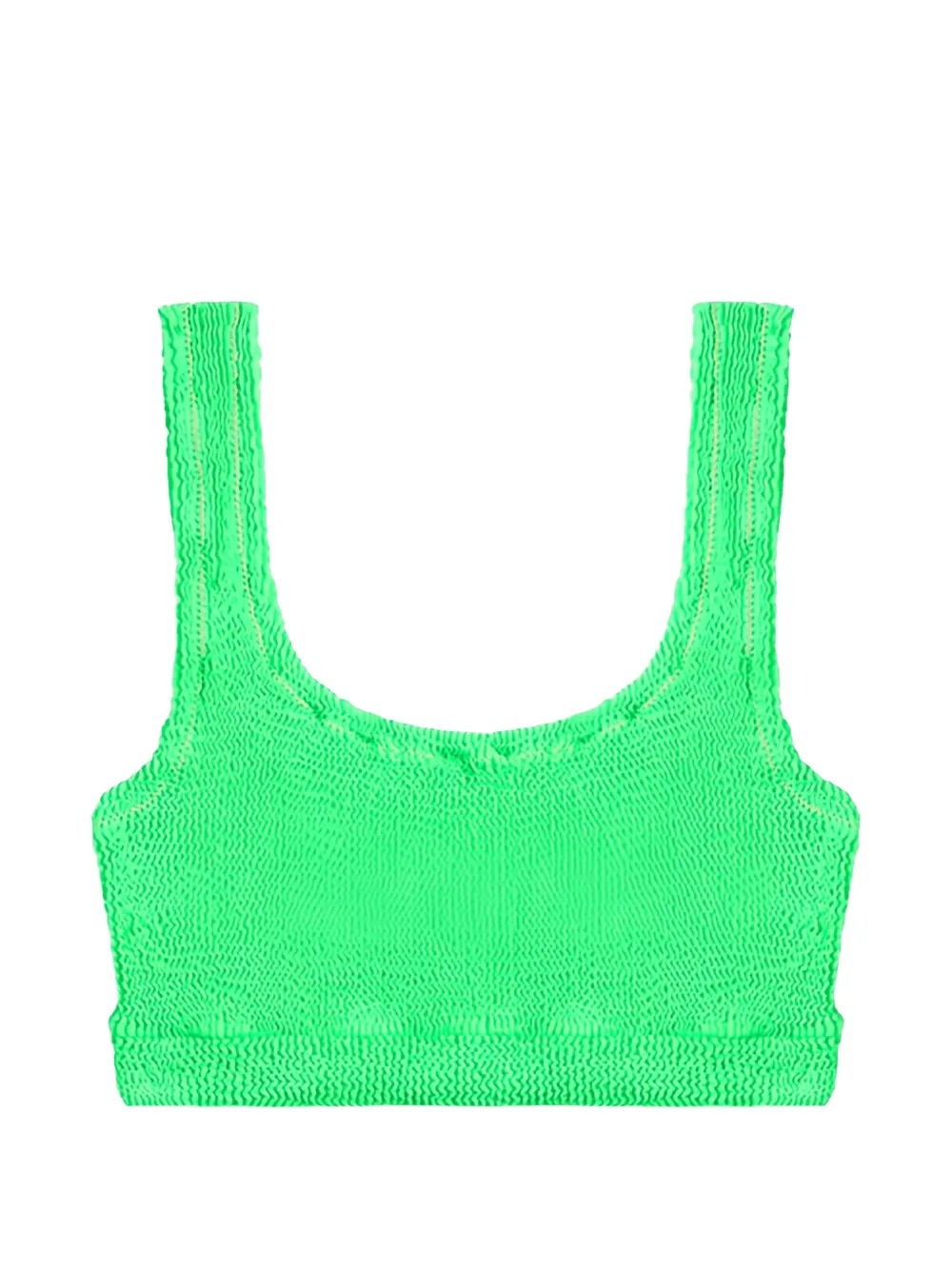 Reina Olga Ginny crinkled bikini top - Grün