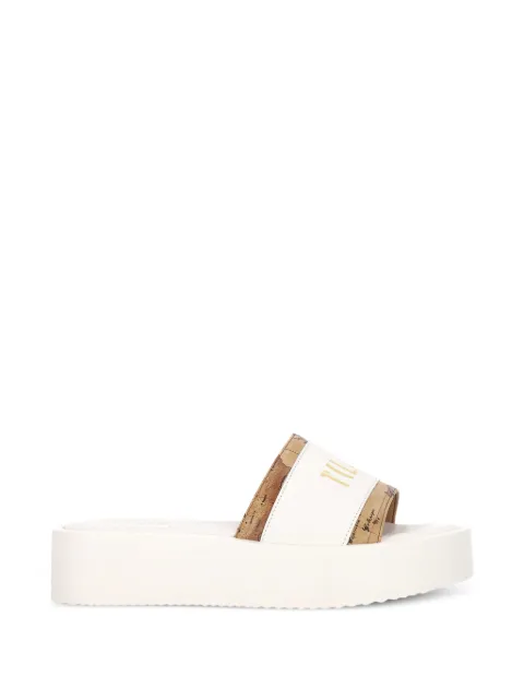 ALVIERO MARTINI 1° CLASSE Geo Map logo-print sandals