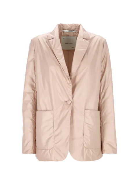 EMMA E GAIA padded notched-lapels jacket