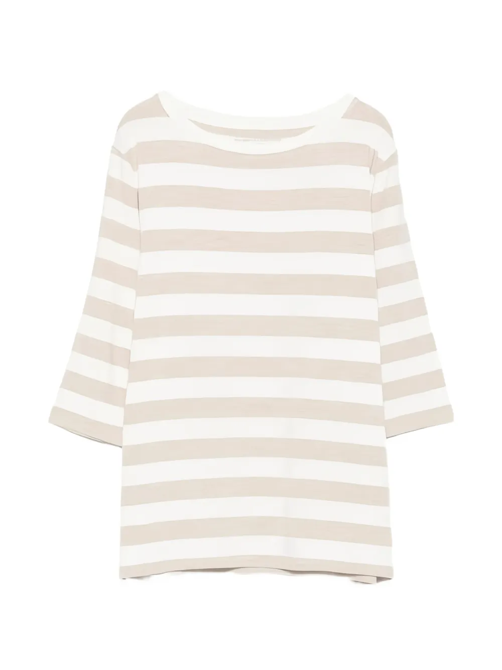 Majestic Filatures striped boat-neck T-shirt - Bianco