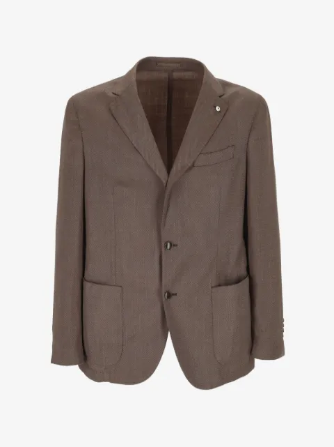 L.B.M. 1911 herringbone-weave blazer