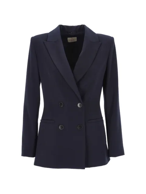 Marella double-breasted twill blazer