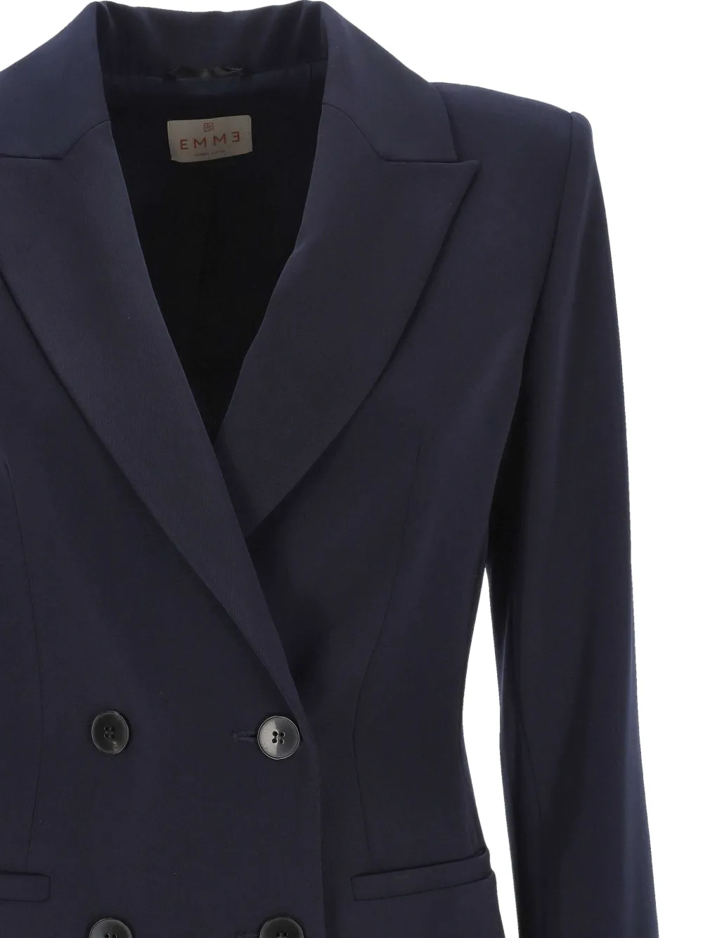  Marella Blazer Con Doble Botonadura - Azul 