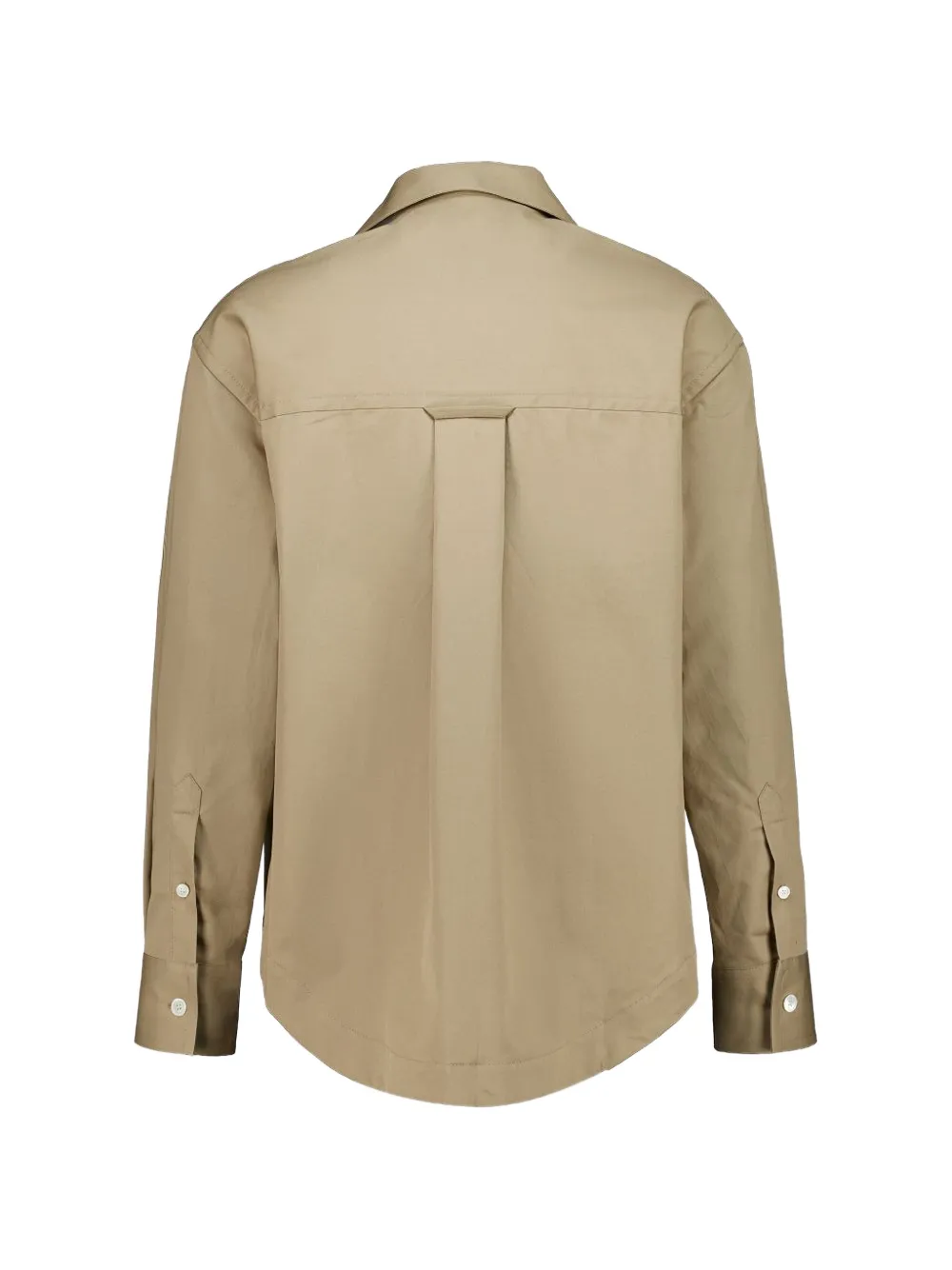 AMI Paris Overhemd met borstzak Beige