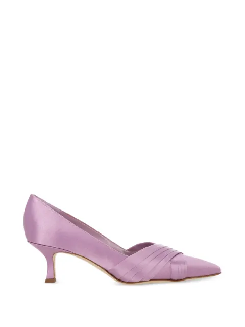 Manolo Blahnik Scarpin bico fino com pregas