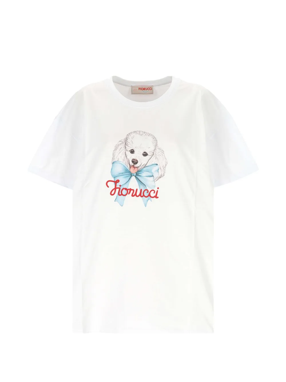 Fiorucci graphic-print T-shirt dress - Bianco