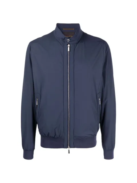 Moorer zip-up high-neck jacket