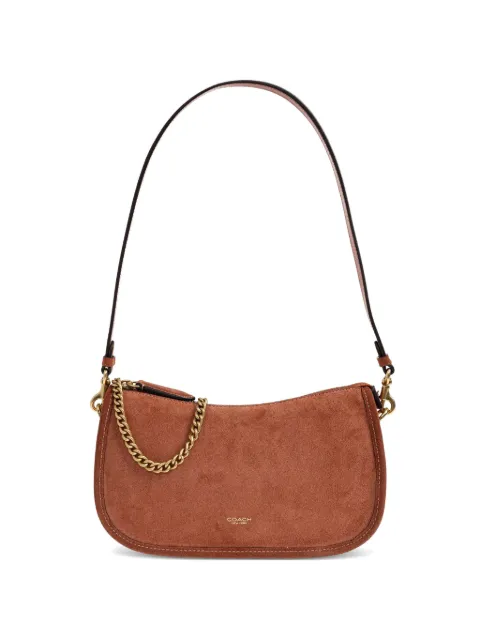 Coach Waverly suede chain-link shoulder bag