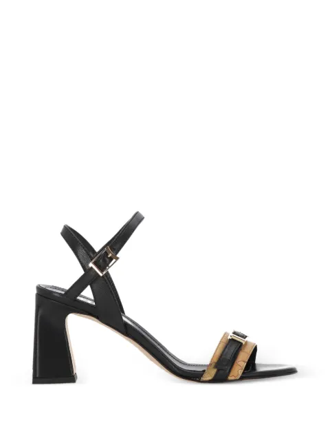 ALVIERO MARTINI 1° CLASSE Geo Map buckle-fastening sandals