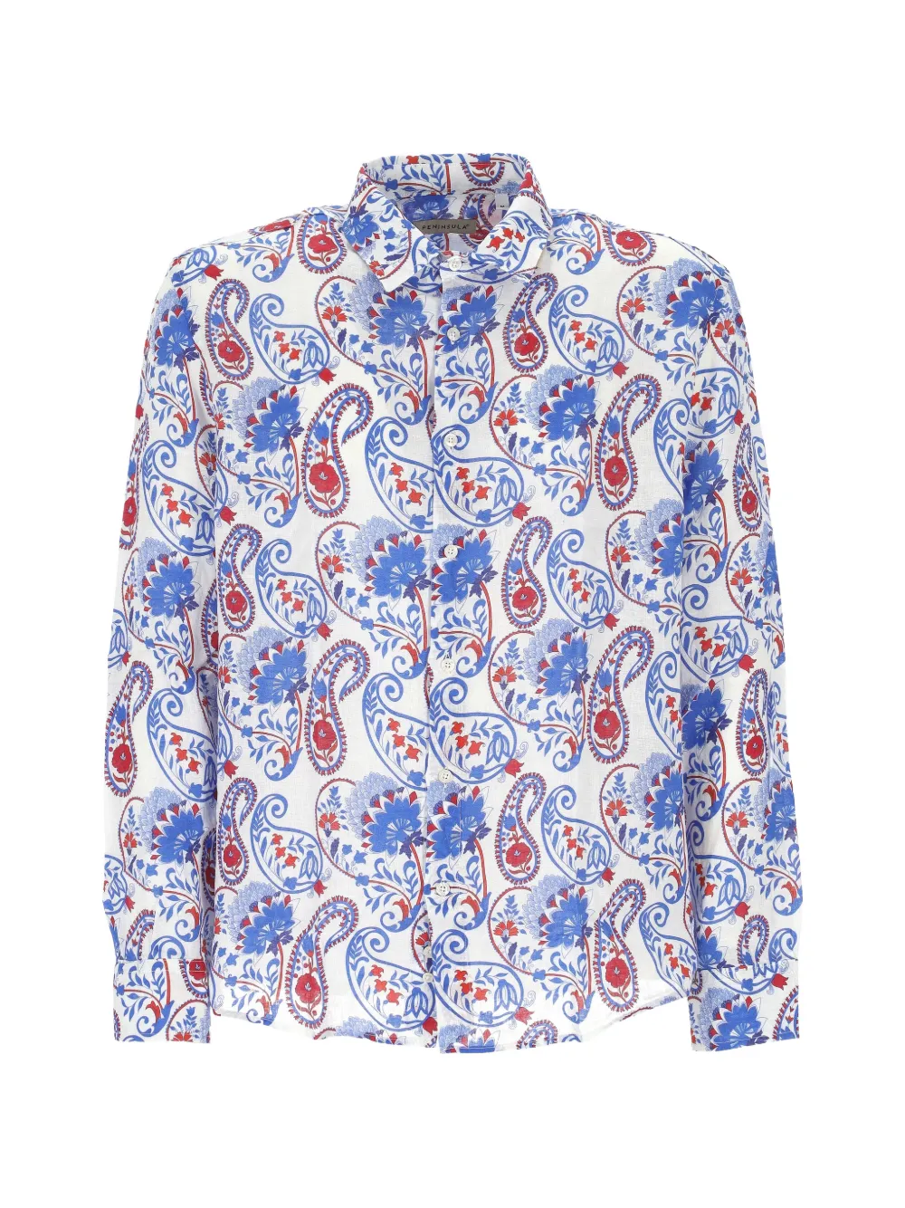 PENINSULA SWIMWEAR paisley-print shirt - Bianco