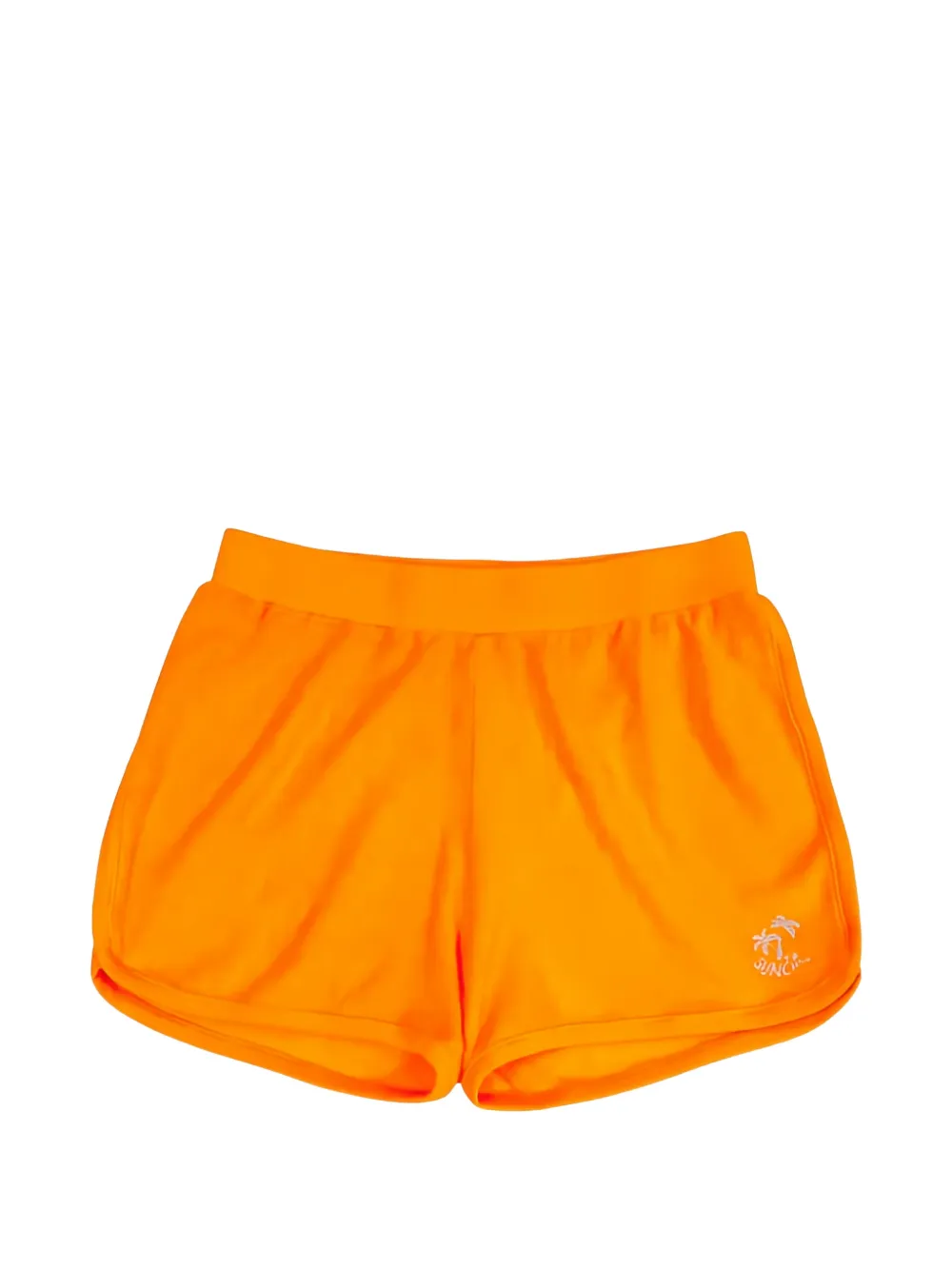 SUNCHILD Nigel logo-print cotton shorts - Arancione