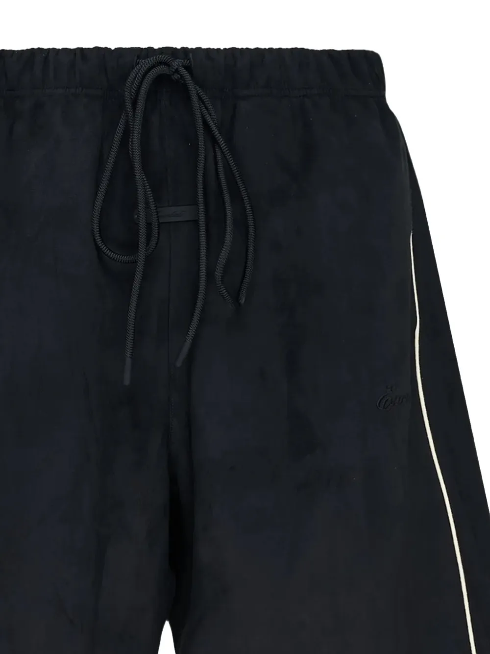 FEAR OF GOD ESSENTIALS shorts met contrast afwerking Zwart