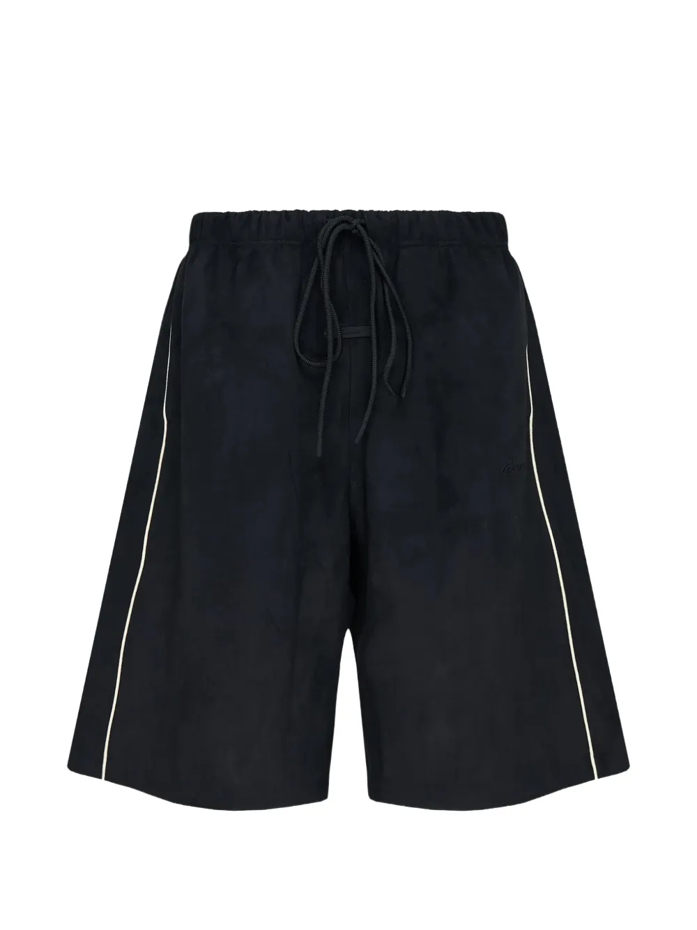 FEAR OF GOD ESSENTIALS Essentials contrast-piped shorts - Nero