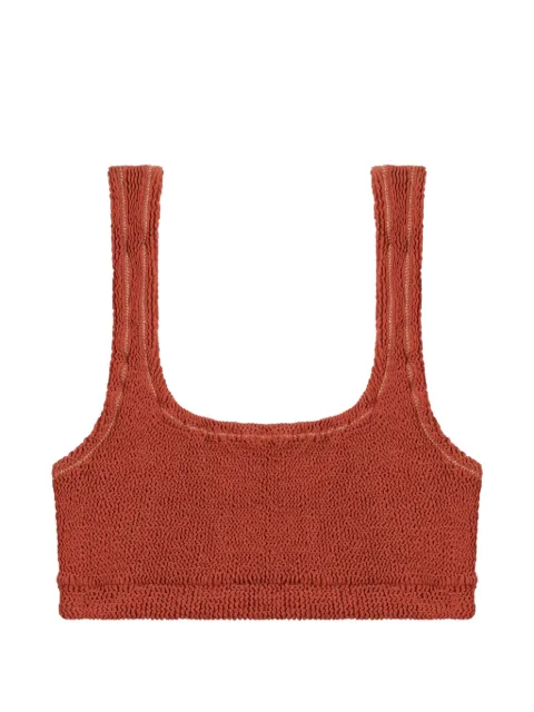 Reina Olga Ginny smocked bikini top