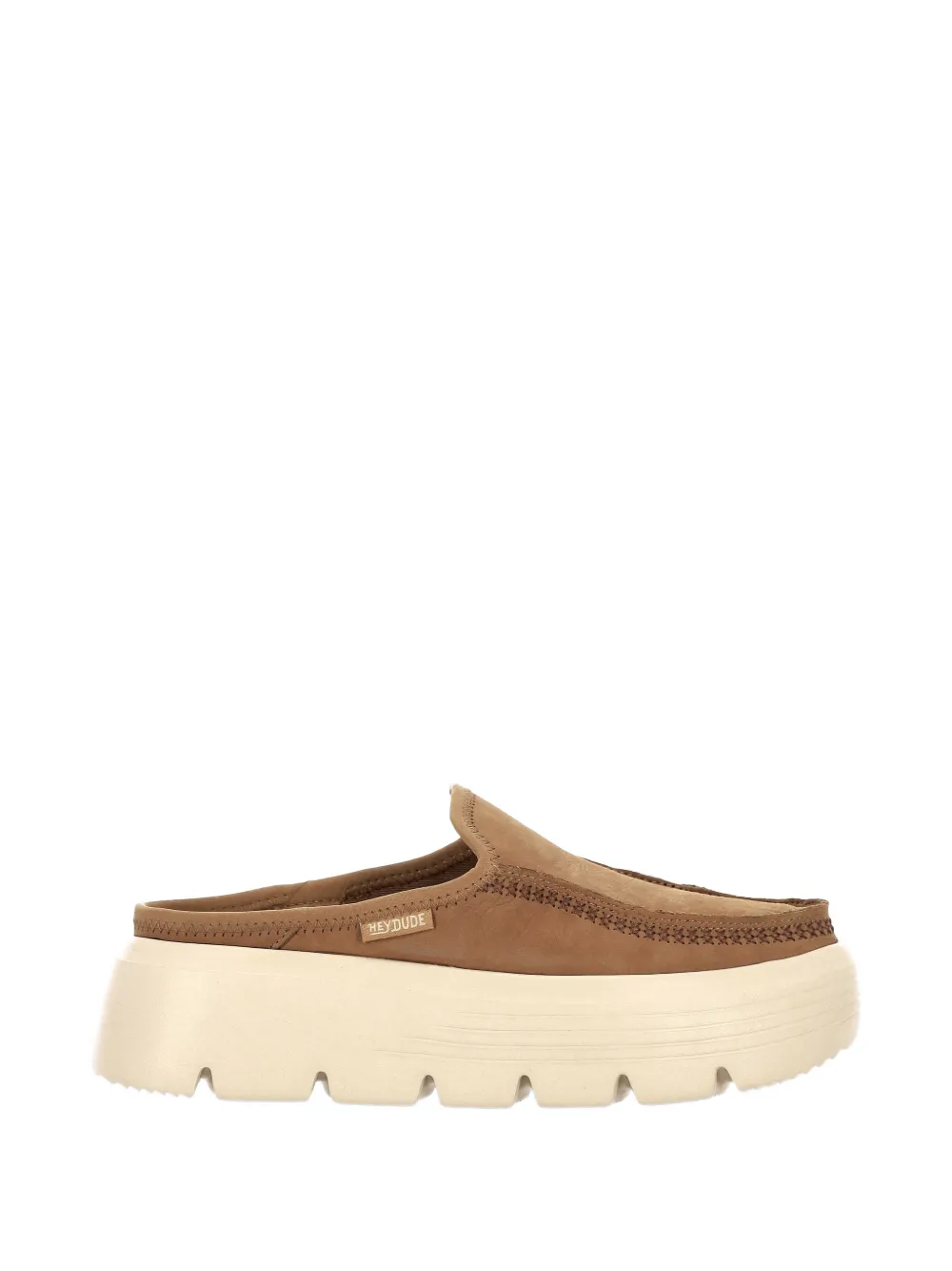 Hey Dude Austin Platform Slip-on Loafers In Brown