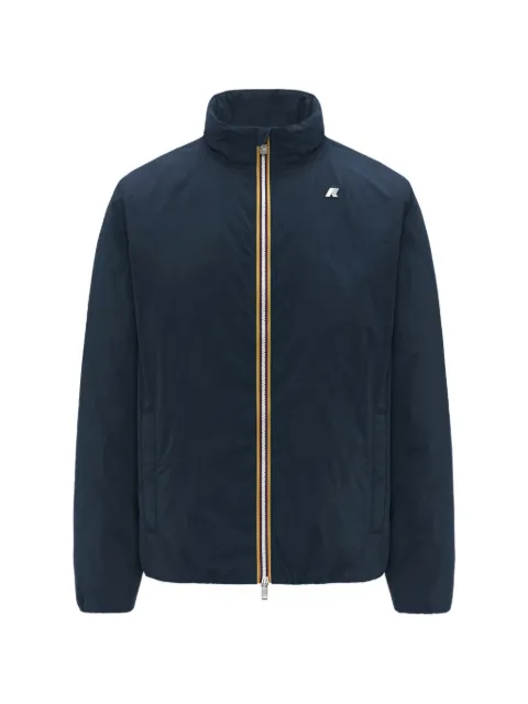 K-Way logo-patch zip-up jacket