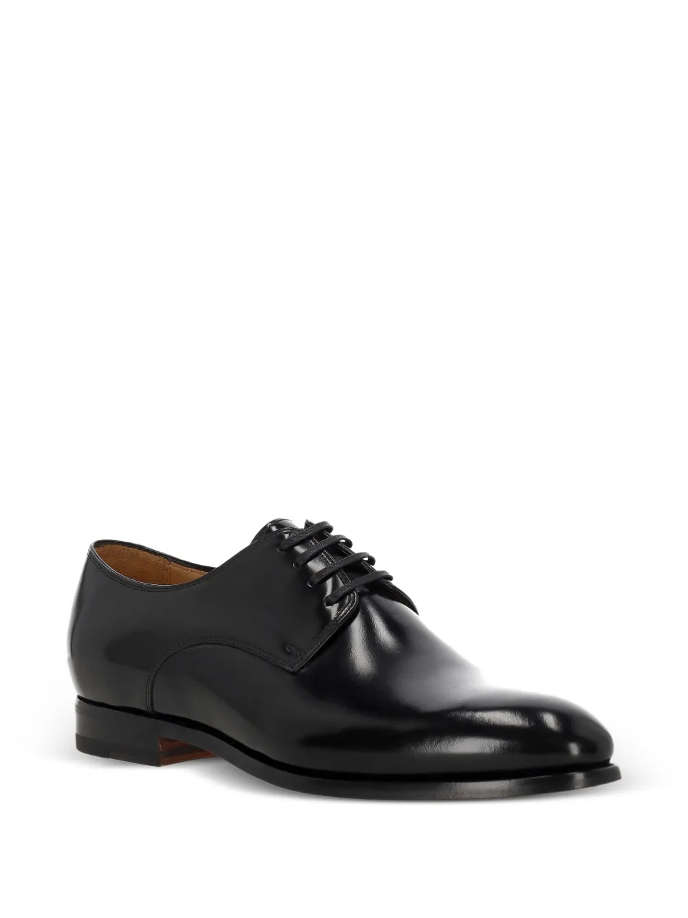 Ortigni Gelakte derby schoenen Zwart