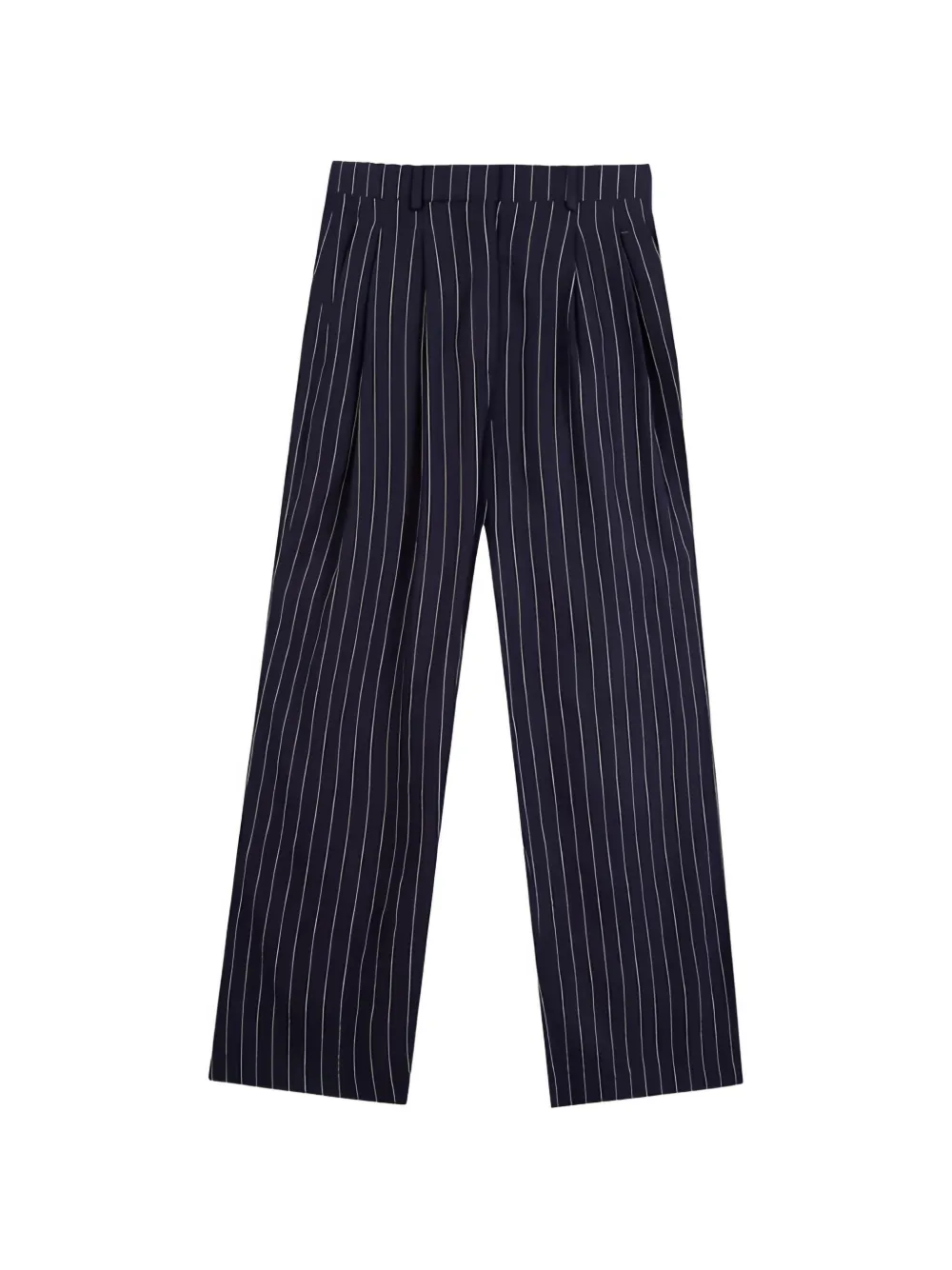 Maison Labiche pinstripe pleated trousers - Blu
