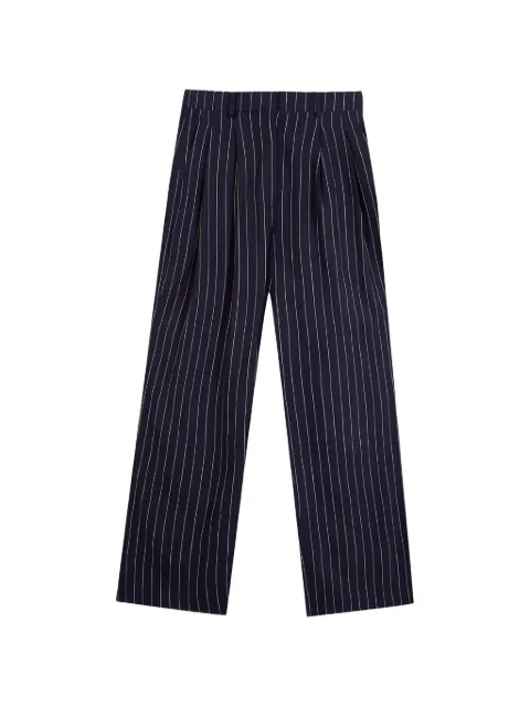Maison Labiche pinstripe pleated trousers