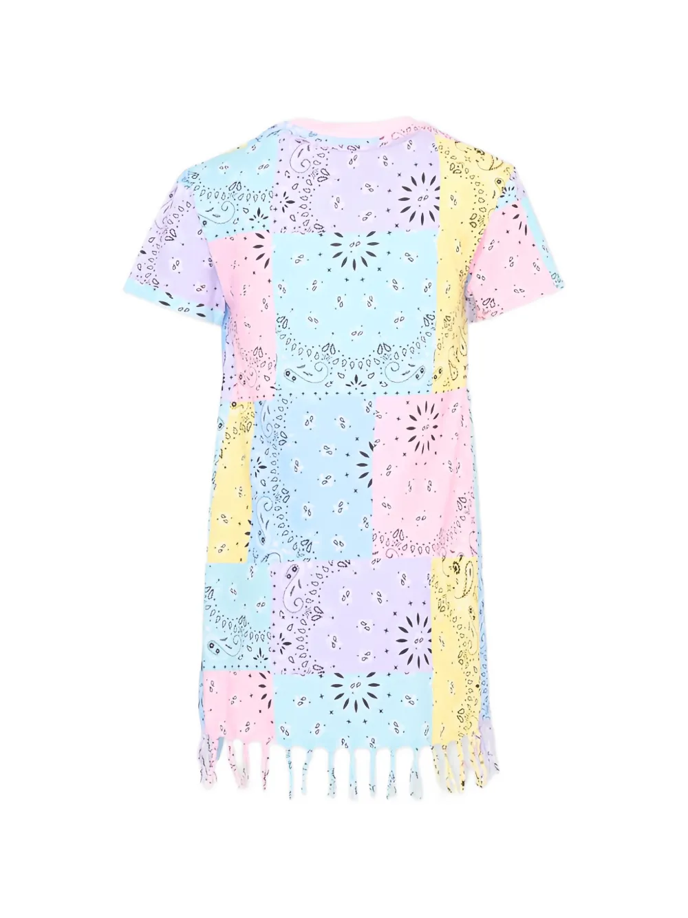 MC2 Saint Barth Kids Jurk met bandanaprint Blauw