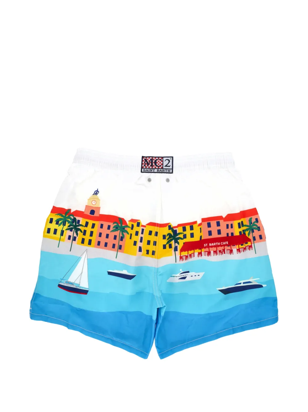 MC2 Saint Barth Gustavia St Tropez graphic-print Swim Shorts