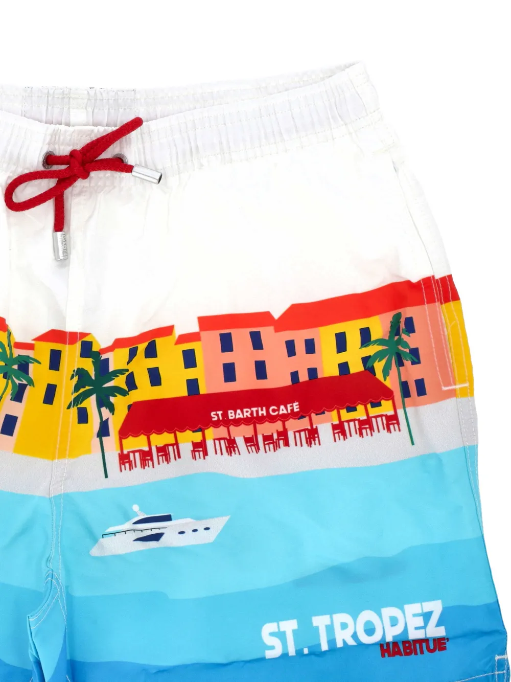 MC2 Saint Barth Gustavia St Tropez graphic-print Swim Shorts