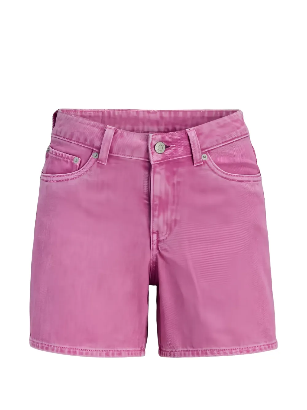 JJXX Shorts denim con effetto schiarito - Rosa