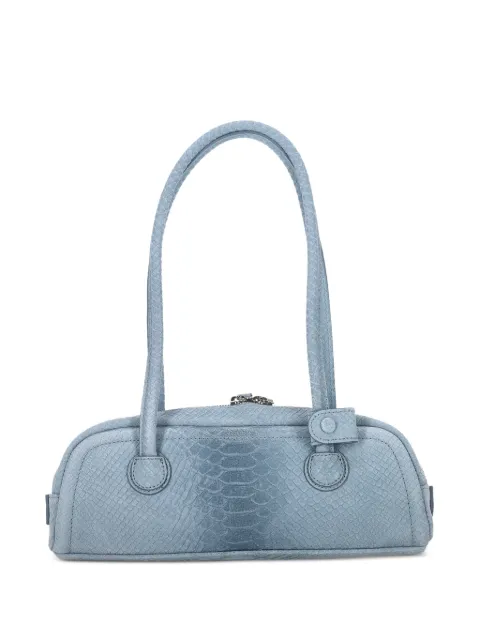 Marge Sherwood python-effect suede tote bag