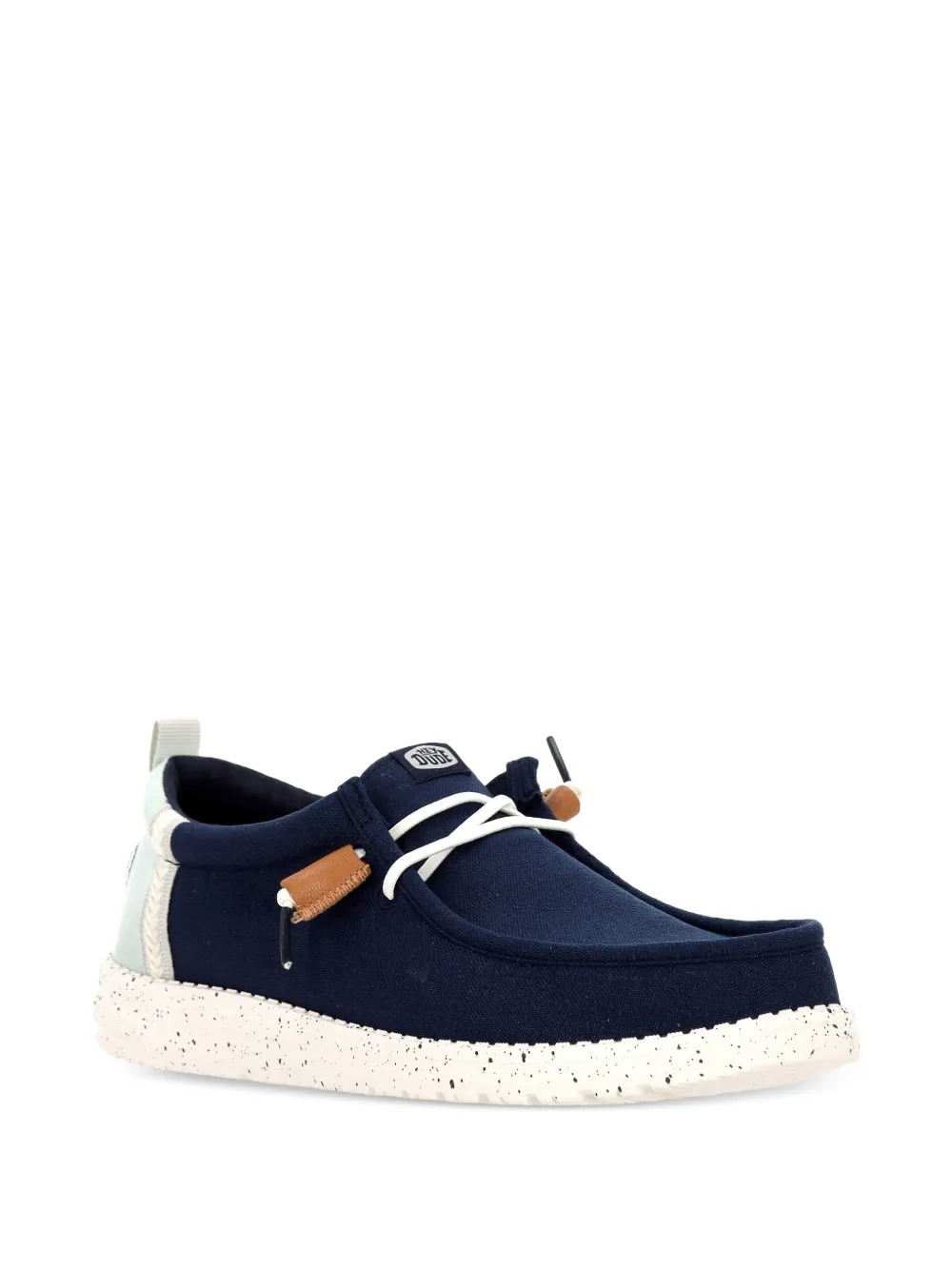 Hey Dude Loafers met gespikkelde zool Blauw