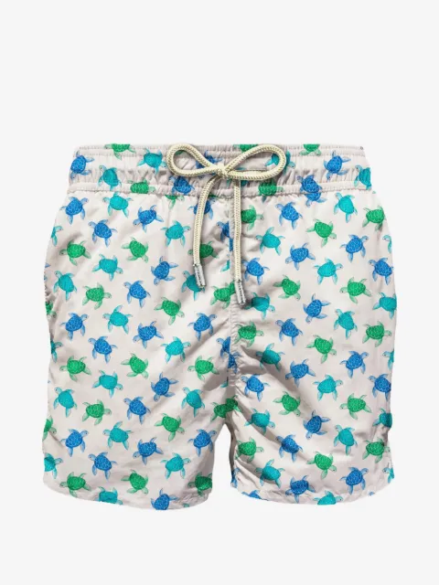 MC2 Saint Barth shorts de playa con tortugas estampadas